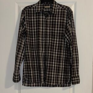Burberry Brit Men’s Plaid Button-Down Shirt – Size M – Great Condition